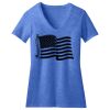 Women's Perfect Blend ® CVC V Neck Tee Thumbnail