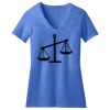 Women's Perfect Blend ® CVC V Neck Tee Thumbnail