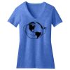 Women's Perfect Blend ® CVC V Neck Tee Thumbnail