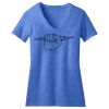 Women's Perfect Blend ® CVC V Neck Tee Thumbnail