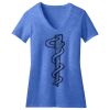 Women's Perfect Blend ® CVC V Neck Tee Thumbnail