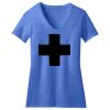 Women's Perfect Blend ® CVC V Neck Tee Thumbnail