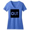 Women's Perfect Blend ® CVC V Neck Tee Thumbnail