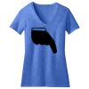 Women's Perfect Blend ® CVC V Neck Tee Thumbnail