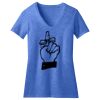 Women's Perfect Blend ® CVC V Neck Tee Thumbnail