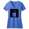 Women's Perfect Blend ® CVC V Neck Tee Thumbnail