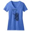 Women's Perfect Blend ® CVC V Neck Tee Thumbnail