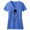 Women's Perfect Blend ® CVC V Neck Tee Thumbnail