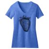 Women's Perfect Blend ® CVC V Neck Tee Thumbnail