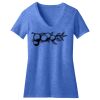 Women's Perfect Blend ® CVC V Neck Tee Thumbnail