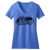 Women's Perfect Blend ® CVC V Neck Tee Thumbnail