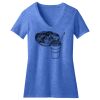 Women's Perfect Blend ® CVC V Neck Tee Thumbnail
