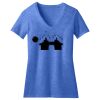Women's Perfect Blend ® CVC V Neck Tee Thumbnail