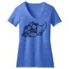 Women's Perfect Blend ® CVC V Neck Tee Thumbnail