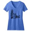 Women's Perfect Blend ® CVC V Neck Tee Thumbnail