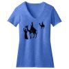 Women's Perfect Blend ® CVC V Neck Tee Thumbnail