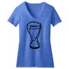 Women's Perfect Blend ® CVC V Neck Tee Thumbnail