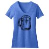 Women's Perfect Blend ® CVC V Neck Tee Thumbnail