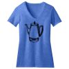 Women's Perfect Blend ® CVC V Neck Tee Thumbnail