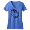 Women's Perfect Blend ® CVC V Neck Tee Thumbnail