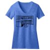 Women's Perfect Blend ® CVC V Neck Tee Thumbnail