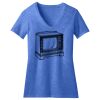 Women's Perfect Blend ® CVC V Neck Tee Thumbnail