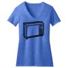 Women's Perfect Blend ® CVC V Neck Tee Thumbnail