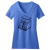 Women's Perfect Blend ® CVC V Neck Tee Thumbnail