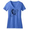 Women's Perfect Blend ® CVC V Neck Tee Thumbnail