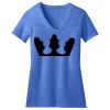 Women's Perfect Blend ® CVC V Neck Tee Thumbnail