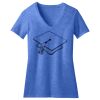 Women's Perfect Blend ® CVC V Neck Tee Thumbnail