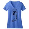 Women's Perfect Blend ® CVC V Neck Tee Thumbnail