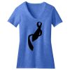Women's Perfect Blend ® CVC V Neck Tee Thumbnail