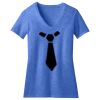 Women's Perfect Blend ® CVC V Neck Tee Thumbnail