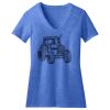 Women's Perfect Blend ® CVC V Neck Tee Thumbnail
