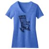 Women's Perfect Blend ® CVC V Neck Tee Thumbnail