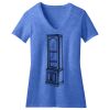 Women's Perfect Blend ® CVC V Neck Tee Thumbnail
