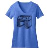 Women's Perfect Blend ® CVC V Neck Tee Thumbnail