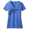 Women's Perfect Blend ® CVC V Neck Tee Thumbnail