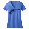 Women's Perfect Blend ® CVC V Neck Tee Thumbnail