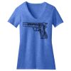 Women's Perfect Blend ® CVC V Neck Tee Thumbnail