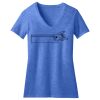 Women's Perfect Blend ® CVC V Neck Tee Thumbnail