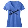 Women's Perfect Blend ® CVC V Neck Tee Thumbnail