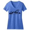 Women's Perfect Blend ® CVC V Neck Tee Thumbnail