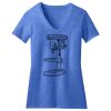 Women's Perfect Blend ® CVC V Neck Tee Thumbnail