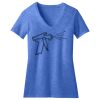 Women's Perfect Blend ® CVC V Neck Tee Thumbnail