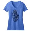Women's Perfect Blend ® CVC V Neck Tee Thumbnail