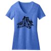 Women's Perfect Blend ® CVC V Neck Tee Thumbnail
