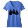 Women's Perfect Blend ® CVC V Neck Tee Thumbnail