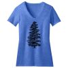 Women's Perfect Blend ® CVC V Neck Tee Thumbnail